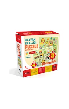 Hayvan Krallığı Puzzle Yapboz Oyun Seti / 2 Puzzle Bir Arada / Hayvan Krallığı Puzzle Yapboz Oyun Seti / 2 Puzzle Bir Arada /