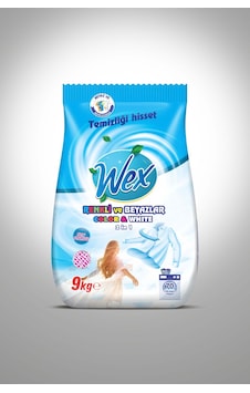 Wex Matik Renkli ve Beyazlar İçin Toz Deterjan 9 KG Wex Matik Renkli ve Beyazlar İçin Toz Deterjan 9 KG