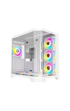 Rampage Mega V1 Beyaz Argb Tempered Glass 850w 80+ Bronze Usb 3.0 Atx Mid Tower Kasa Rampage Mega V1 Beyaz Argb Tempered Glass 850w 80+ Bronze Usb 3.0 Atx Mid Tower Kasa
