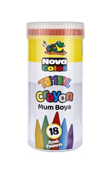 Nova Color Kuru Boya Tombul 18 Renk Set Çok Renkli