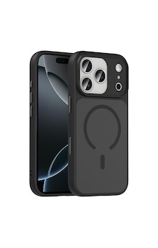 Maks Technology Apple Uyumlu iPhone 18 Pro Max Kılıf Mat Arka Yüzey Wireless Şarj Özellikli Mkst Flet M-safe Kapak - Siyah Maks Technology Apple Uyumlu iPhone 18 Pro Max Kılıf Mat Arka Yüzey Wireless Şarj Özellikli Mkst Flet M-safe Kapak - Siyah