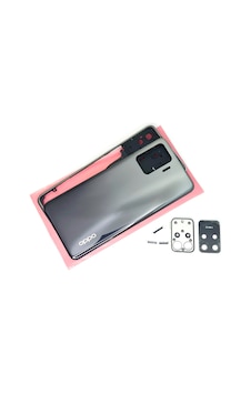 Tkgz Oppo Reno 5 Lite Full Kasa Arka Pil Batarya Kapağı Siyah