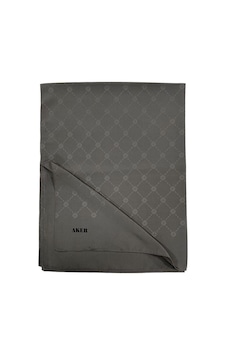 Aker Monogram Şal - Füme 974 Aker Monogram Şal - Füme 974