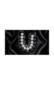 Kristal Çiçekli Gelin Saç Aksesuarı Beyaz Bridal Hair Vine Düğün Tacı Beyaz Beyaz Kristal Çiçekli Gelin Saç Aksesuarı Beyaz Bridal Hair Vine Düğün Tacı Beyaz Beyaz