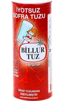 Billur Tuz İyotsuz Sofra Tuzu 250 G Billur Tuz İyotsuz Sofra Tuzu 250 G