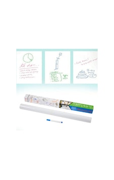 Silinebilir Kalemli Sticker Duvara Yapışabilen Yazı Tahtası 60x100 Cm 5468 Çok Renkli