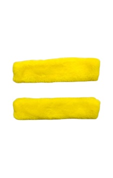 Peluş Seyahat Emniyet Kemer Pedi Kılıfı 2'li Sarı Çr