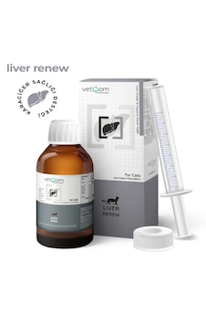 Vetqom Liver Renew Kedi Karaciğer Temizleyici Damla 60 Ml İştah Açıcı
