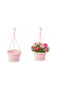 Şeker Pembe Askılı Saksı / 20 Adet 3.5 Lt 22.5cm X 14 Cm Şeker Pembe Askılı Saksı / 20 Adet 3.5 Lt 22.5cm X 14 Cm