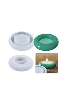 Tahtakale Toptancı Epoksi, Taş Tozu Yuvarlak Tealight Mumluk Silikon Kalıbı Tahtakale Toptancı Epoksi, Taş Tozu Yuvarlak Tealight Mumluk Silikon Kalıbı