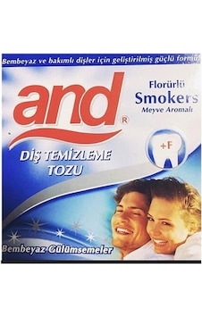 And Smokers Florürlü Meyve Aromalı Diş Temizleme Tozu 40 G