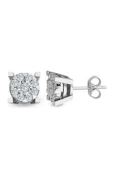 0.72 Ct. Modern Tasarım Coronet Tektaş Küpe 0.72 Ct. Modern Tasarım Coronet Tektaş Küpe