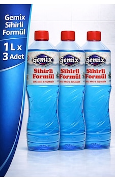 Gemix SihirliMavi Su Derz Kalebodur Fayans Temizleyici 1litre X 3 Gemix SihirliMavi Su Derz Kalebodur Fayans Temizleyici 1litre X 3