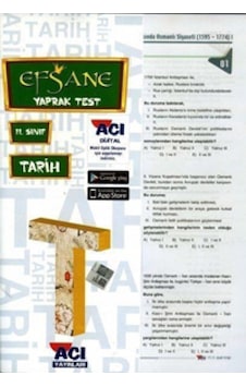 11. Sınıf Tarih Yaprak Test 11. Sınıf Tarih Yaprak Test