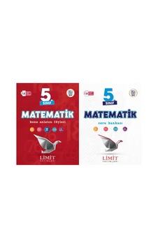 Limit 2025 5. Sınıf Matematik Konu Anlatım + Soru Bankası Seti 2 Kitap Güncel Müfredat Limit 2025 5. Sınıf Matematik Konu Anlatım + Soru Bankası Seti 2 Kitap Güncel Müfredat