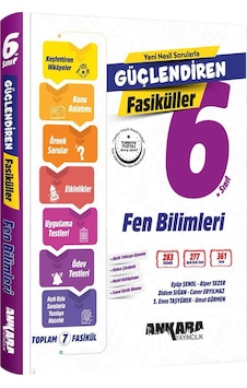 Ankara 2026 6. Sınıf Fen Bilimleri Güçlendiren Fasikül Set Güncel Müfredat Ankara 2026 6. Sınıf Fen Bilimleri Güçlendiren Fasikül Set Güncel Müfredat