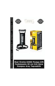 Özel Üretim 62002 Pompa Çift Fonksiyonlu 30 Cm 12 Hava Pompası Araç Taşınabilir Özel Üretim 62002 Pompa Çift Fonksiyonlu 30 Cm 12 Hava Pompası Araç Taşınabilir