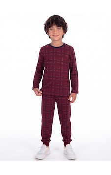 Onloox Erkek Vişne Çürüğü Erkek Çocuk Vişne Çürüğü Pamuklu Penye Bisiklet Yaka Ekose Desenli Regular Pijama Takımı 9-10 Yaş Onloox Erkek Vişne Çürüğü Erkek Çocuk Vişne Çürüğü Pamuklu Penye Bisiklet Yaka Ekose Desenli Regular Pijama Takımı 9-10 Yaş
