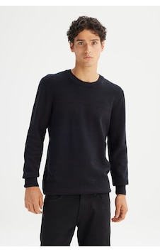 Lee %100 Pamuk Regular Fit Erkek Triko Kazak L2520373001 Siyah Lee %100 Pamuk Regular Fit Erkek Triko Kazak L2520373001 Siyah