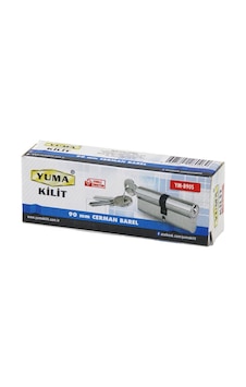 Yuma Ym-b90s 90mm Nikel Saten Çerman Barel Kutulu Ambalaj, 3 Anahtar Yuma Ym-b90s 90mm Nikel Saten Çerman Barel Kutulu Ambalaj, 3 Anahtar