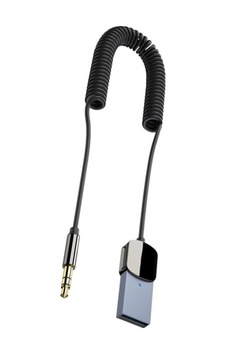 Tr A-13 Usb-a To 3.5mm Aux Bluetooth 5.1 Adaptör Spiral Kablolu Araç Ses Alıcısı Tr A-13 Usb-a To 3.5mm Aux Bluetooth 5.1 Adaptör Spiral Kablolu Araç Ses Alıcısı