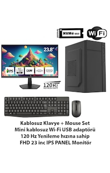 Comloji Ofis Basic-2 i5-4440 8 GB 256 GB NVMe 23" Free Dos Masaüstü Bilgisayar Comloji Ofis Basic-2 i5-4440 8 GB 256 GB NVMe 23" Free Dos Masaüstü Bilgisayar