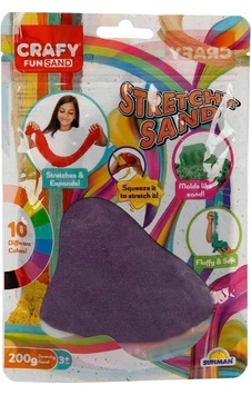 3603 Crafy Streç Oyun Kumu Mor 200 G -sunman Çok Renkli 3603 Crafy Streç Oyun Kumu Mor 200 G -sunman Çok Renkli