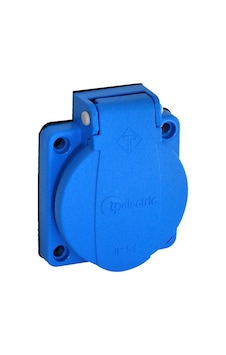Tp Elektrik 1x16A Pano Prizi 16A Mavi Tp Elektrik 1x16A Pano Prizi 16A Mavi