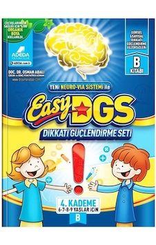 Adeda 6-9 Yaş Easy Dikkati Güçlendirme Kitabı B Adeda 6-9 Yaş Easy Dikkati Güçlendirme Kitabı B
