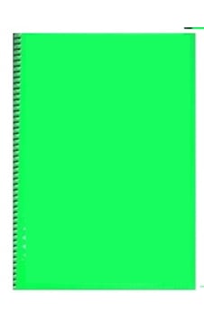 Komeks Spiralli Defter Plastik Kapak Kareli 60 Yp A4 Yeşil Komeks Spiralli Defter Plastik Kapak Kareli 60 Yp A4 Yeşil