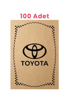 Kraft 120gr Toyota Oto Paspas Kağıdı 100 Adet - 35x50cm - Kalın Kraft 120gr Toyota Oto Paspas Kağıdı 100 Adet - 35x50cm - Kalın