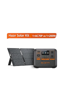 Bluetti Ac70p Hazır Solar Kit 864wh 1000w 1x200w Panel Bluetti Ac70p Hazır Solar Kit 864wh 1000w 1x200w Panel