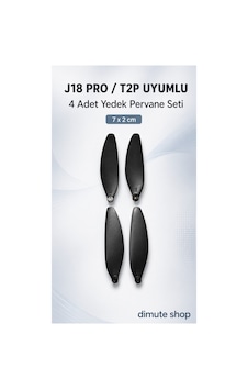 J18 Pro Ve T2p Drone Uyumlu 4 Adet Yedek Pervane Kanat Seti 7 X 2 Cm - 904089556 J18 Pro Ve T2p Drone Uyumlu 4 Adet Yedek Pervane Kanat Seti 7 X 2 Cm - 904089556