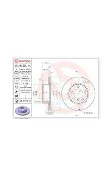 Bmw 116d F20 Fren Diski On 2015-2019 Brembo 09975011 2adettir Bmw 116d F20 Fren Diski On 2015-2019 Brembo 09975011 2adettir
