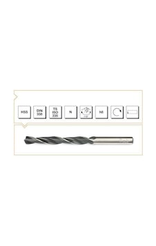 Mte Hss Dın 338 5,2 Mm Haddeli Matkap Ucu