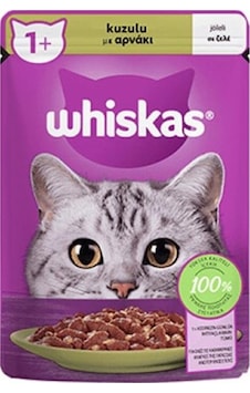 Whiskas Pouch Jöle Içinde Kuzulu Yetişkin Kedi Konservesi 28x85 Gr Whiskas Pouch Jöle Içinde Kuzulu Yetişkin Kedi Konservesi 28x85 Gr