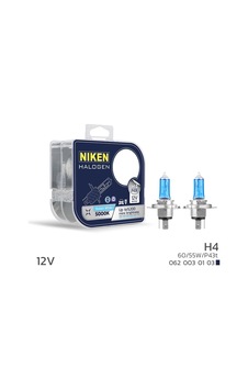 Niken 12v H4 60/55w Beyaz Işık Ampul P43t 5000k - Ekolmaks