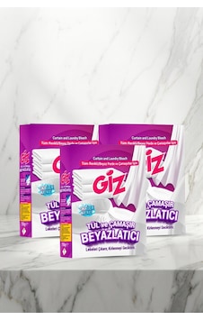 Giz Tül Ve Çamaşır Beyazlatıcı 750 G X 3 Adet 2250 G