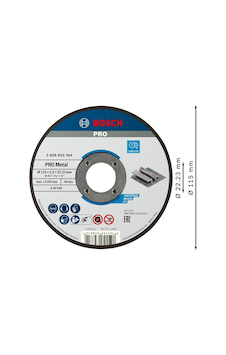 Bosch Sdmetal Kesme Taşı 115 2.5 MM Düz Inox Taş 25 Adet 2608603164 Bosch Sdmetal Kesme Taşı 115 2.5 MM Düz Inox Taş 25 Adet 2608603164
