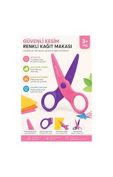 Renkli Kağıt Makası 1 Adet Keyroad Plastik Küt Uç Korumalı Okul Makası Çocuk Makası Okul Öncesi Kreş Ana Sınıfı Renkli Kağıt Makası 1 Adet Keyroad Plastik Küt Uç Korumalı Okul Makası Çocuk Makası Okul Öncesi Kreş Ana Sınıfı