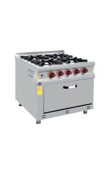 Csa İnox Karacasan Endüstriyel 4+1 Lpg Tüplü 4 Lü Kuzine Ocak