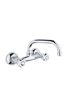 Duvardan Çevirmeli Klasik Mutfak Lavabo Bataryası Duvardan Çevirmeli Klasik Mutfak Lavabo Bataryası