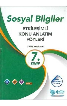 4 Adım 7.Sınıf Sosyal Bilgiler Etkileşimli Konu Anlatım Föyleri 4 Adım 7.Sınıf Sosyal Bilgiler Etkileşimli Konu Anlatım Föyleri
