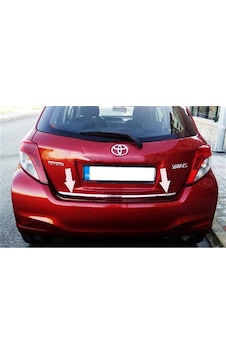 Toyota Yaris Krom Bagaj Alt Çıtası 2012-2016 Paslanmaz Çelik N11.5815 Toyota Yaris Krom Bagaj Alt Çıtası 2012-2016 Paslanmaz Çelik N11.5815