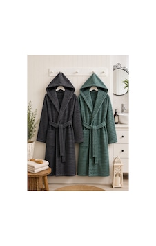 2'li Doğa Kapüşonlu Unisex Bornoz 2 Adet 330 Gsm Yumuşak Dokulu Banyo Bornozu, Cepli, Kadın & Erkek, S/m - L/xl - 2xl - 3xl Antrasit Gri - Mint Yeşili 2'li Doğa Kapüşonlu Unisex Bornoz 2 Adet 330 Gsm Yumuşak Dokulu Banyo Bornozu, Cepli, Kadın & Erkek, S/m - L/xl - 2xl - 3xl Antrasit Gri - Mint Yeşili