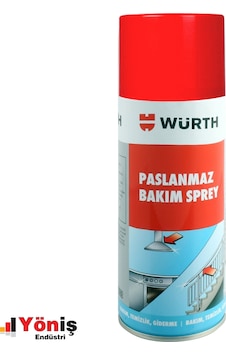 Würth Paslanmaz Çelik Bakım Sprey 400 ML Würth Paslanmaz Çelik Bakım Sprey 400 ML