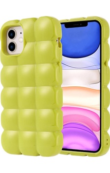 Apple Uyumlu iPhone 12 Kılıf Parlak Esnek Silikon Zore Dom Dom Kapak Yeşil Apple Uyumlu iPhone 12 Kılıf Parlak Esnek Silikon Zore Dom Dom Kapak Yeşil