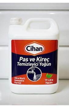 Cihan Pas Ve Kireç Temizleyici Yoğun 19 Litre Tekli Cihan Pas Ve Kireç Temizleyici Yoğun 19 Litre Tekli