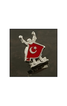 Ay Yıldız Yaka Rozet Gümüş Rengi 27990993