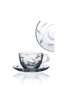 Decocia 6'lı Basic Fincan Set 12 Parça 238cc Sürgün Desenli Decocia 6'lı Basic Fincan Set 12 Parça 238cc Sürgün Desenli